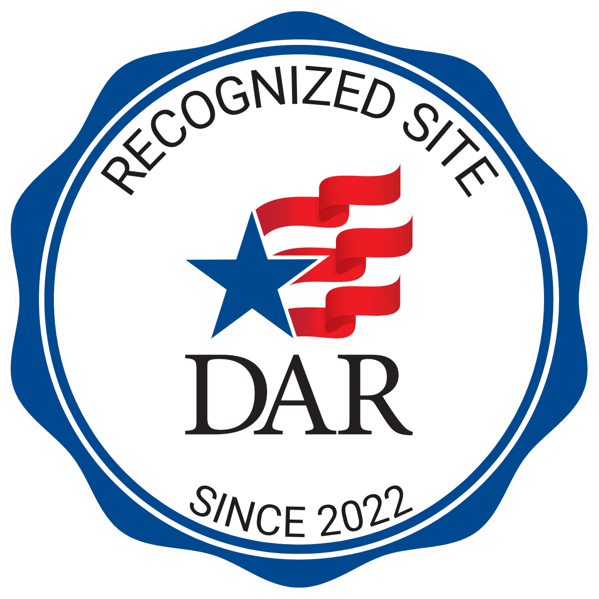NSDAR Recognized Site Badge